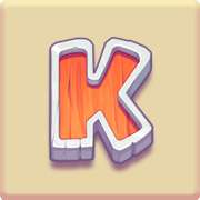 K symbol in Oink Farm slot