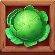 Cabbage symbol in Oink Farm slot