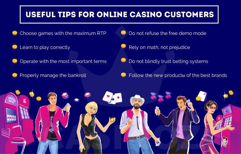 tips for customers of online casinos