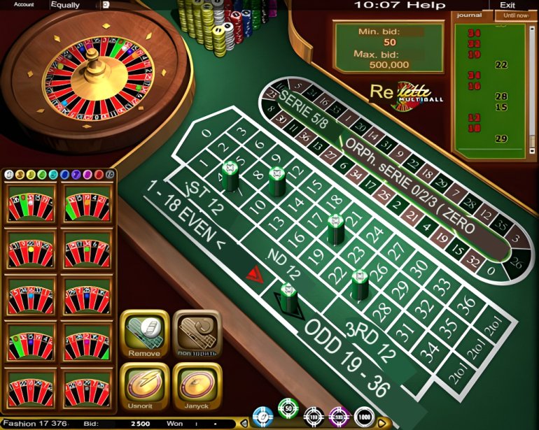 roulette with several balls