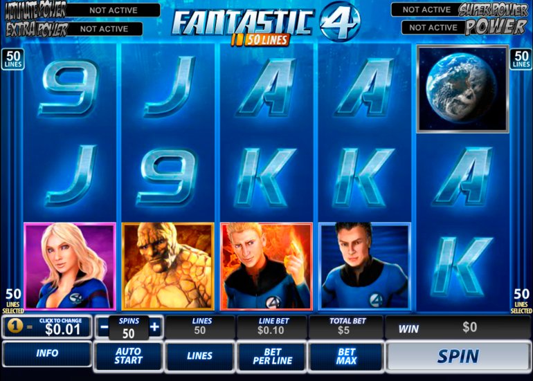 Video-slot Fantastic Four