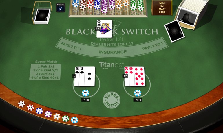 How to play Blackjack Switch