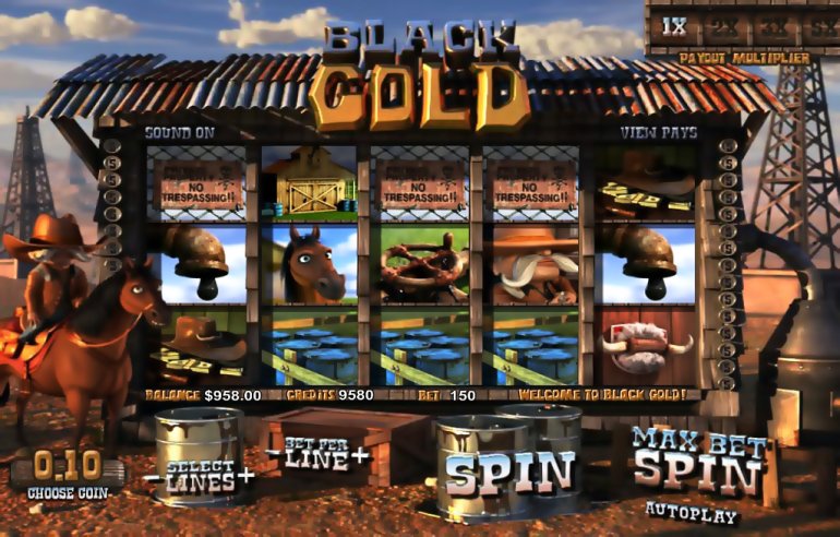 Slot machine Black Gold