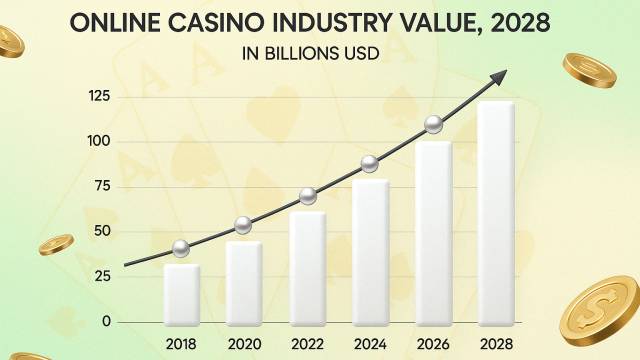 How much do online casinos make per person