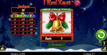1 Reel Xmas: Slot machine