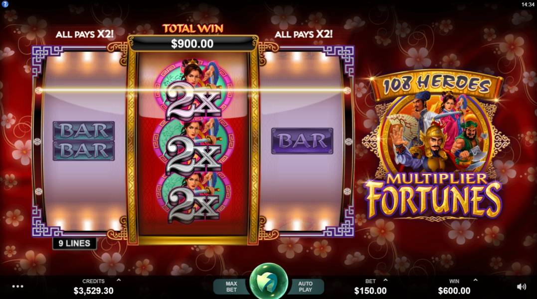 108 Heroes Multiplier Fortune slot