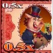 0.5x symbol in Piggy Bank Bills slot