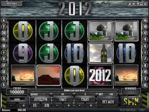 2012 slot