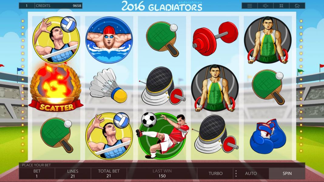 2016 Gladiators slot