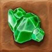 The stones are green symbol in Dynamite Miner slot