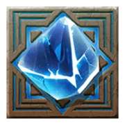 Gemstone. symbol in Lucy Luck and the Temple of Mysteries slot