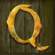Q symbol in Pirates Charm slot