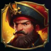 Pirate symbol in Plunderin Pirates Hold and Win slot