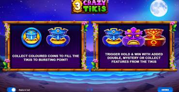 3 Crazy Tikis: Slot machine