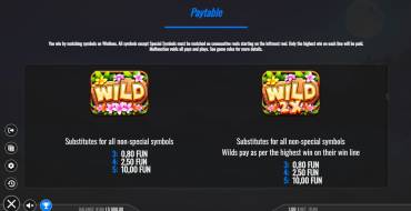 3 Crazy Tikis: Payout table