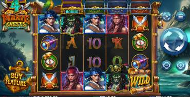 4 Pirate Chests: Slot machine