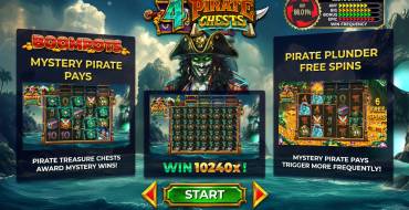 4 Pirate Chests: Unique features