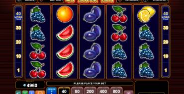 40 Super Hot: Slot machine