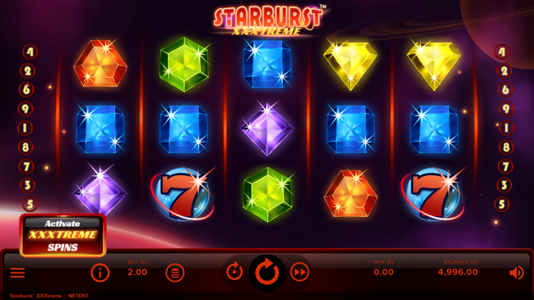 in Starburst XXXtreme Starburst XXXtreme