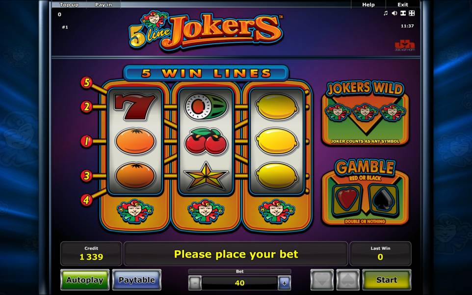 5-Line Jokers slot