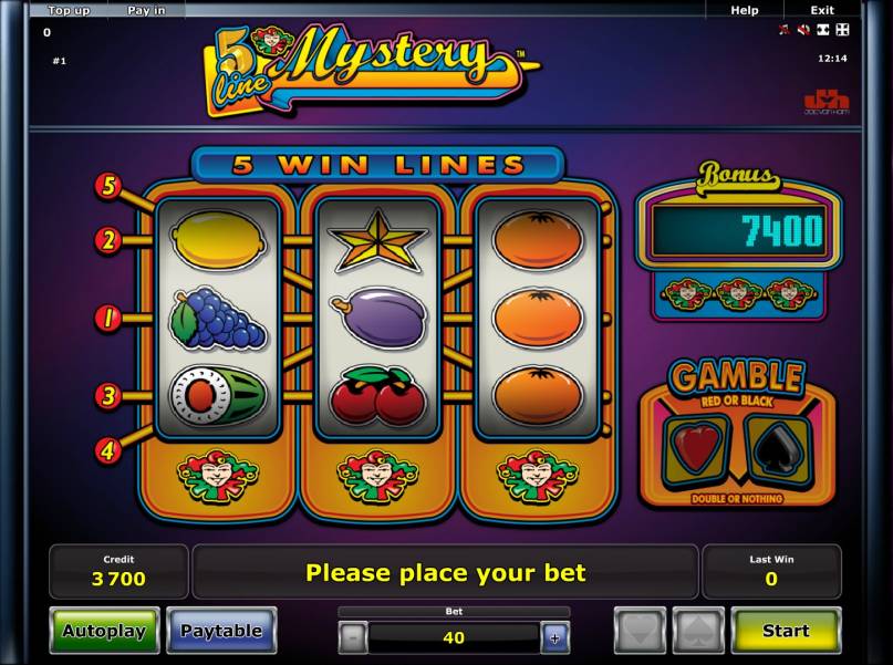5 Line Mystery slot