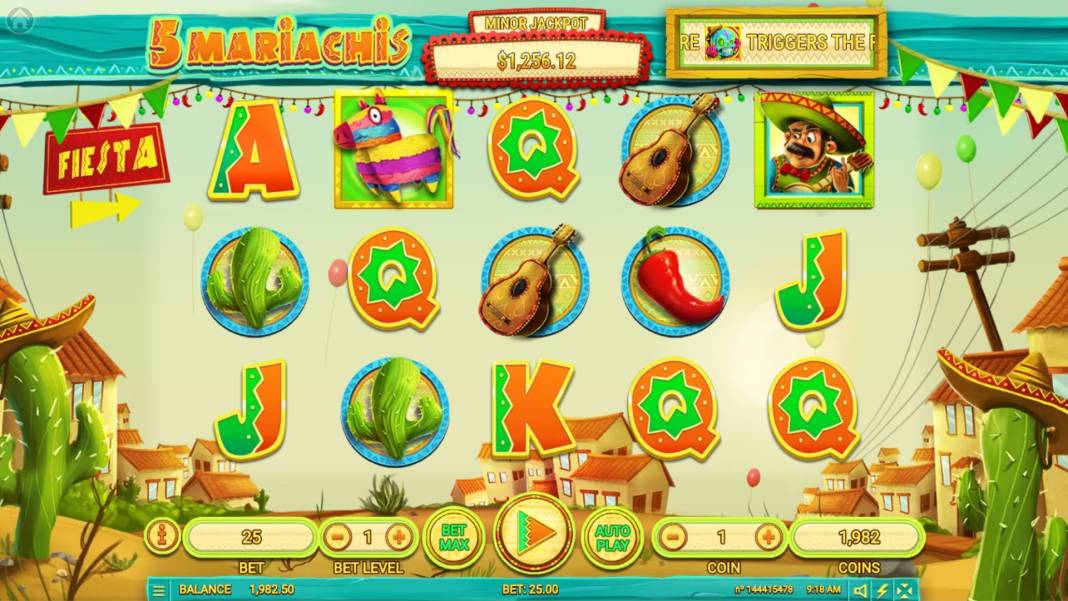 5 Mariachis slot