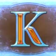 K symbol in Frozen Gems slot