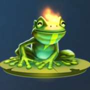 Green frog symbol in Fire Toad slot