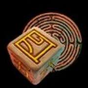 The cube in the background of the maze symbol in Minotauros Dice slot