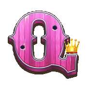 Symbol Q symbol in Wild West Gold slot
