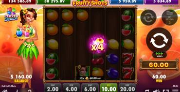 5x6 Fruity Shots: Unique features