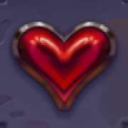 Hearts symbol in Nightfall slot
