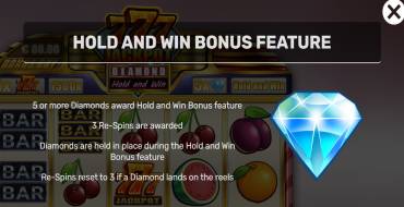 777 Jackpot Diamond Hold and Win: Bonus games