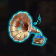 Gramophone symbol in The Great Pigsby Megapays slot