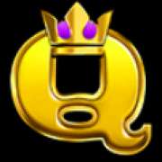 Q symbol in Book of Lady slot