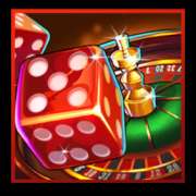 Casino symbol in Royal League Spin City Lux slot