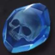 Blue stone symbol in Alice Cooper and the Tome of Madness slot