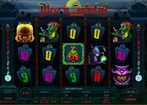 Alaxe in Zombieland slot