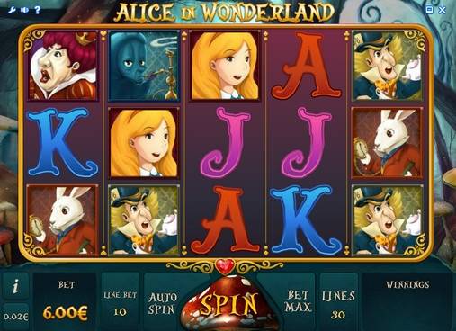 Alice in Wonderland slot