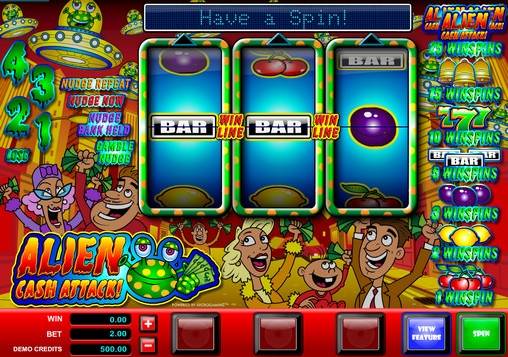 Alien Cash Attack slot