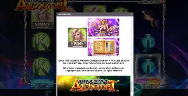 Amazing Alchemist: Free-spins