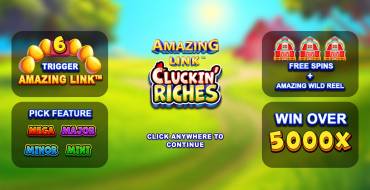 Amazing Link Cluckin' Riches: Unique features