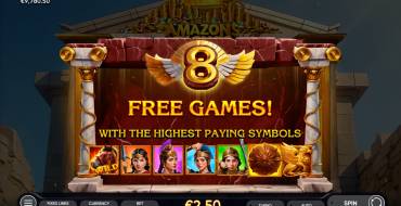 Amazons Riches: Free spins and/or respins