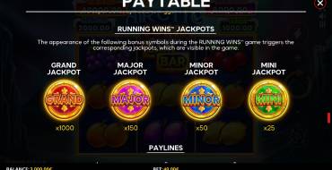 Arctic Coins: Running Wins: Jackpot function
