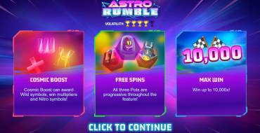 Astro Rumble: Unique features
