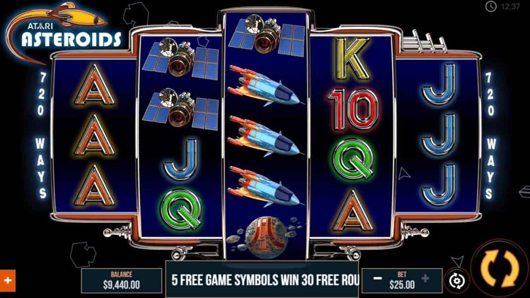 Atari Asteroids slot