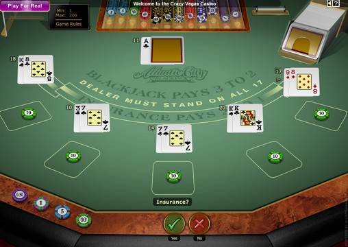 Atlantic City Multi-hand Blackjack Gold online