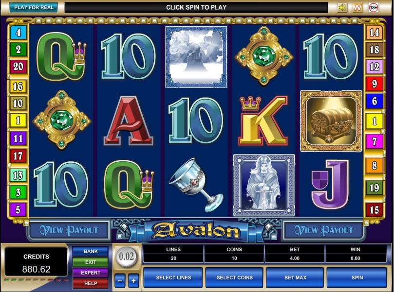 Avalon slot