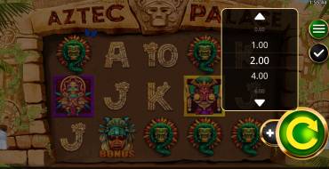 Aztec Palace: Bets