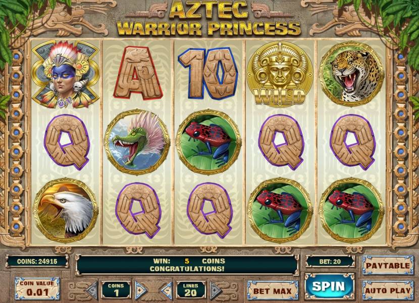 Aztec Warrior Princess slot